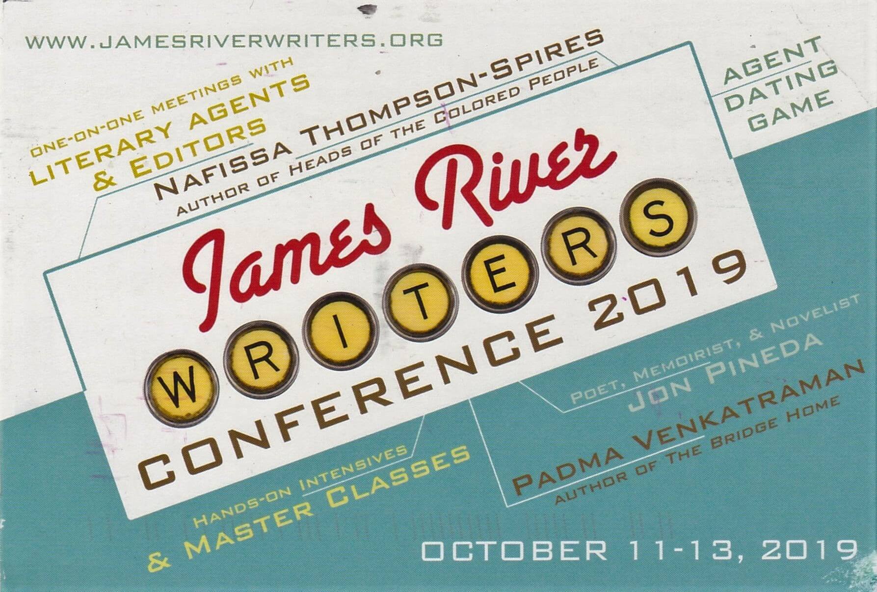 James River Writers Conference Be There! » Postcards & Authors